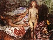 Edvard Munch Death painting